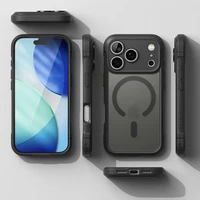 Ringke Fusion Bold Magnētiskais viedtālruņa apvalks iPhone 17 Pro - matēts melns