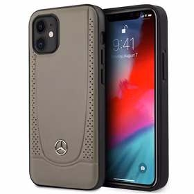 Mercedes Urban Line viedtālruņa apvalks iPhone 12 mini - brūns