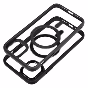 Чехол для iPhone 11 Color Edge Mag Cover совместимый с MagSafe чёрный
