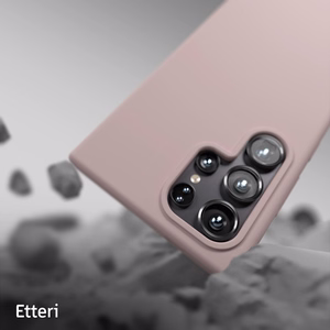 Etteri Silicone чехол Samsung Galaxy S24 Ultra светло-розовый