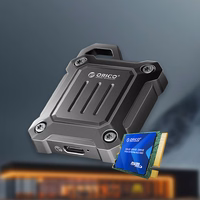 Orico XAM2 M.2 2230 USB-C 3.2 taktiskais pastiprinātais diska nodalījums - melns