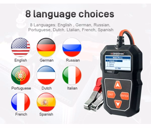 Konnwei KW208 akumulatoru testeris