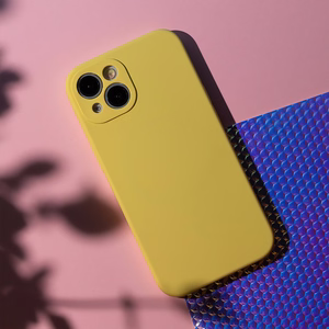 Mag neredzamais viedtālruņa apvalks iPhone 12 6,1" pasteļdzeltena