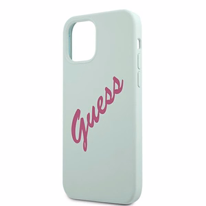 Guess GUHCP12LLSVSBF iPhone 12 Pro Max 6.7" blue fuchsia/blue fuschia hardcase Silicone Vintage