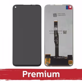 LCD Displejs Saderīgs ar Huawei P40 Lite / Nova 6 SE / Nova 5i Melns OEM