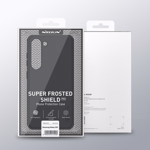 Nillkin Super Frosted Shield Pro viedtālruņa apvalks Samsung Galaxy S23+ ar statīvu zilā krāsā