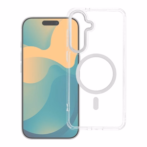 Maciņš Samsung A27 Frame Clear Hybrid Mag Cover, saderīgs ar MagSafe, caurspīdīgs