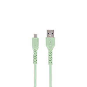 Maxlife MXUC-04 kabelis USB - USB-C 1,0 m 3A zaļš