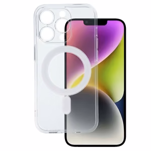 Tel Protect MagSilicone maciņš iPhone 14 Pro caurspīdīgs