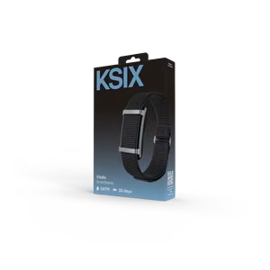 Ksix Smart Bracelet VITALIS viedaproce, melna, 5 ATM