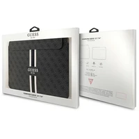 Guess 4G Printed Stripes 14" klēpjdatora apvalks - melns
