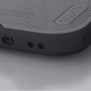 Nillkin Super Frosted Shield Pro MagSafe saderīgs apvalks iPhone 17 Air - caurspīdīgs, melns