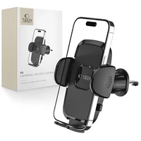 Tech-Protect V3 automašīnas tālruņa turētājs gaisa ventilācijas režģim - melns