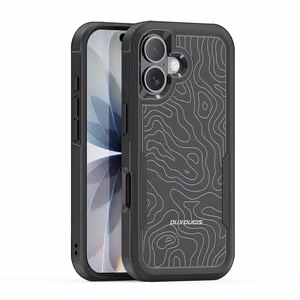 Korpuss Dux Ducis Apple iPhone 17 melns (Kontūru raksts)