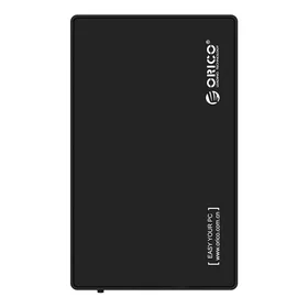 Orico 3588 HDD/SSD 3.5 collas, 5Gbps, USB-A uz USB-B disku korpuss (melns)