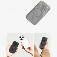 Benks magnētiskais Lucid Armor viedtālruņa apvalks (0068) Iphone 17 Air balts (ar kameras vadības pogu)