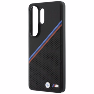 BMW Tricolor Metal Logo MagSafe maciņš priekš Samsung Galaxy S26 Ultra melns