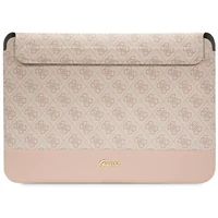 Guess 4G Stripe Metal Logo apvalks 14" klēpjdatoram - rozā