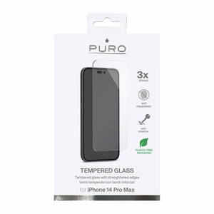Puro rūdīta stikla ekrāna aizsargs iPhone 14 Pro Max