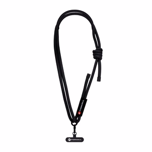 FORCELL F-DESIGN S10X165 šķērsvirziena telefona siksniņa ar regulējamu garumu (maks. 82,5cm cilpā) melna