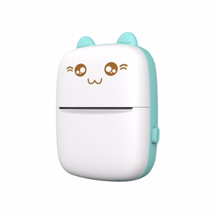 HURC9 Bluetooth Mini Kitty termoprinteris ar lietotni - zila