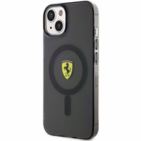 Ferrari FEHMP14MURKK iPhone 14 Plus 6.7" melns/melns cietais apvalks Translucent Magnētiskais