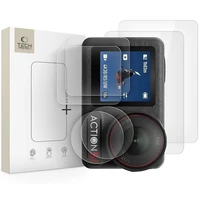 Tech-Protect Glass Fit+ 2 komplekti aizsargstiklu DJI Osmo Action 5 Pro – caurspīdīgs
