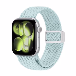 Crong Wave Band pīta Apple Watch siksniņa, 44/45/46/49 mm, piparmētru zaļa