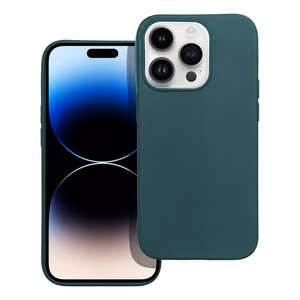 Matēts viedtālruņa apvalks IPHONE 14 Pro tumši zaļš