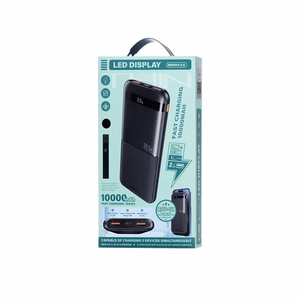 External battery Power Bank Remax RPP-71 22.5W 10000mAh black