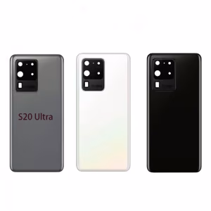 Aizmugurējais vāciņš Saderīgs ar Samsung G988 S20 Ultra / Cosmic Melns / (ar camera lens) OEM
