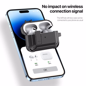 DUX DUCIS PECO - aizsargapvalks bruņu tips AirPods Pro 2 melns