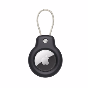 Tech-Protect Rough Vein 2-komplekts AirTag apvalks - melns (m)