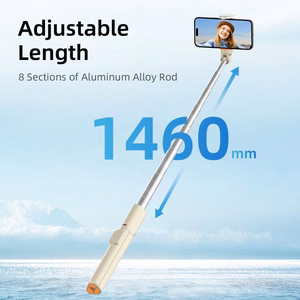 TECH-PROTECT L09S BLUETOOTH SELFIJU NŪJA AR TRIJKĀJI BEIGE