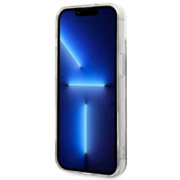 Karl Lagerfeld KLHCP14SLMNMK iPhone 14 6.1 "cietais viedtālruņa apvalks melns / melns šķidrais mirdzums Monogram