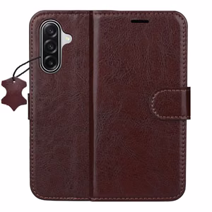 Smart Luxe leather case for Samsung Galaxy A36 5G / A56 5G / A37 5G brown