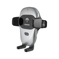 Dudao automātiskais turētājs ar iebūvētu Qi 15W bezvadu lādētāju pelēks (F20xs)