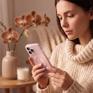 Tecto Shield Mistiq Mag vāciņš iPhone 17 Pro Max 6,9" / 18 Pro Max 6,9", rozā