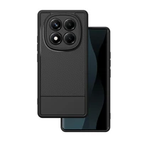 Vienkāršs oglekļa apvalks Xiaomi Redmi Note 14 Pro 5G (Global) / Note 14 Pro Plus 5G (Global), melns