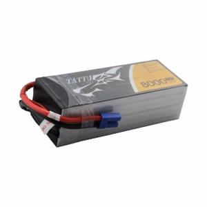 Tattu 8000 mAh 22,2 V 25C 6S1P Lipo akumulatoru komplekts ar EC5 savienotāju