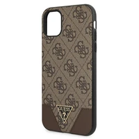 Guess 4G Triangle Collection viedtālruņa apvalks iPhone 11 6.1" / Xr 6.1" - Brūns