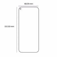 Rūdītais stikls 2,5D Huawei P40 Lite / P40 Lite E / Y7P / Honor 9C / Realme 8 4G / 8 Pro