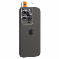 Spigen Glas.tR EZ Fit Optik Kameras aizsargstikls iPhone 14 Pro / Pro Max / 15 Pro / Pro Max / 16 Pro / Pro Max / 17 Pro / 17 Pro Max - melns 2 gab