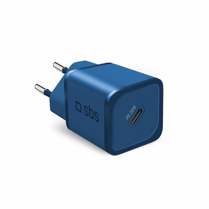 SBS TETRGAN1C20B 20W GaN Зарядное устройство с Power Delivery - синий