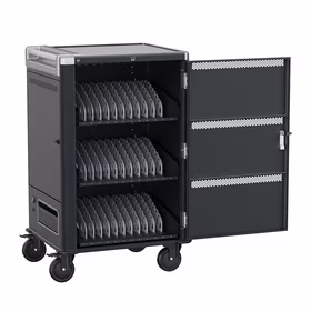 Ewent EW1701 portable device management cart/cabinet Portable device management cabinet melns, pelēks