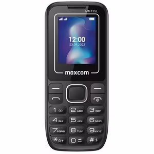 Mobilais telefons - MAXCOM MM 135 LIGHT divu SIM karšu melns-zils