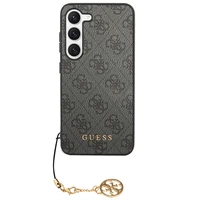 Guess 4G Charms Collection viedtālruņa apvalks Samsung Galaxy S24+ - melns
