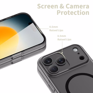 Tech-Protect MagSlim Magnētiskais viedtālruņa apvalks iPhone 17 Pro - matēts melns