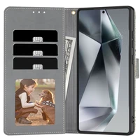 Tech-Protect Wallet viedtālruņa apvalks Samsung Galaxy A26 5G - ar margrietiņām un lapām