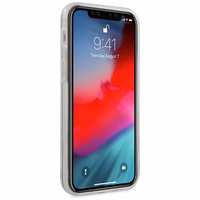Viedtālruņa apvalks - iPhone 12 mini 5.4" - melns/melns ciets Saffiano